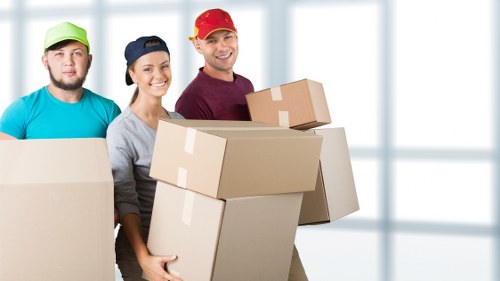 Business storage container collection service in Pimlico