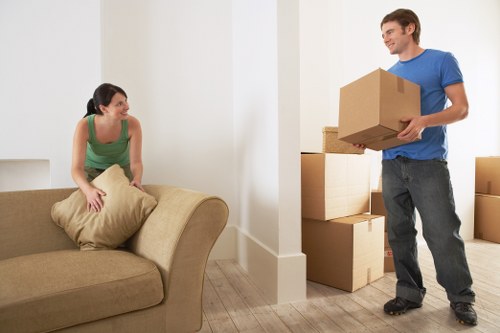 Local transfer station handling cardboard, plastics, and reusable materials