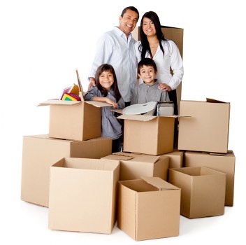 Apartment move with movers carrying furniture in Pimlico